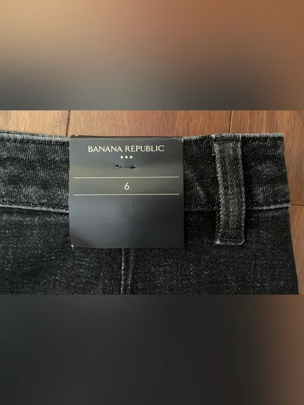 Banana Republic Skirt Midi Maxi NWT 6 Black Denim Japan - Picture 14 of 16